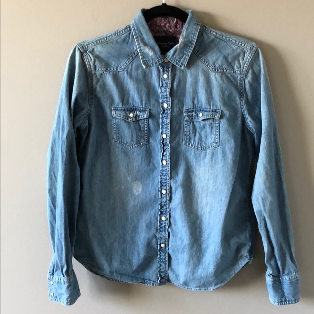 Denim Button Down Shirt